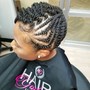 Boxed Braids to mid back