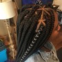 Knotless Box Braids SM/MED + CURLS