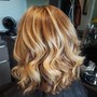 Shampoo/condition/blow dry natural hair no style