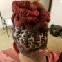 Loc maintenance and Pedals Mohawk, Pedal Ponytail, Mohawk, or loc Knots(Bob)