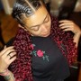 Loc Re-twist (Half head only) Shaved sides/back