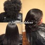 Silk Press + Deep Conditioning + Trim