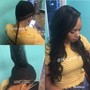 Full Sew In with leave out