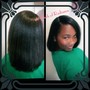 Sew In with hair out