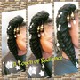 Crochet loose hair