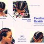 Feed in braids w/ Sew In