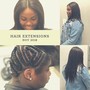 Invisible Bead Extensions ( Braidless Sew-In)