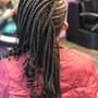 Child braids corn row with out hair 3years to 8 years