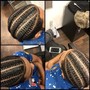 Full head highlights and toner