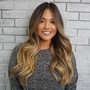 Balayage-Med length hair