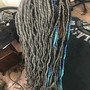 Invisible/ illusion Locs (Hair included)