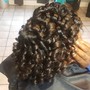 Relaxer Only sides and  back