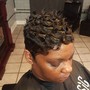 Relaxer Only sides and  back