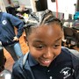 Kids box braids/box braids with natural hair