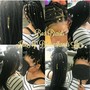 Box Braids-Medium-Mid Back