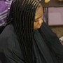 ADD ON: C-shape (crescent moon) Parting for Box/Knotless Braids