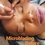 Eyebrow microblading deposit