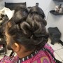 Updo style/formal style