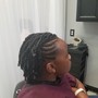 Inter-locking of locs