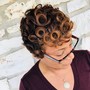 Short Hair Pixie(Waves/Curls)