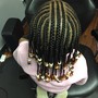 Braids w/beads ‘kids’