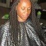 Medium Knotless Braids