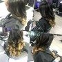 Blow dry/ detangle