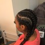 Mini braids in between