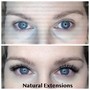 Colored lash extensions