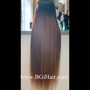 Silk Press Straight+Deep Condition+Trim