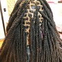 Jumbo knotless Braids