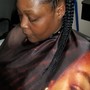 Ear to Ear retouch (box braids)