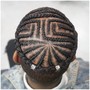 Man braids ( cornrows)