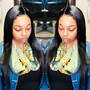 Partial sew-in (half head)