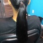 Sleek weave Ponytail