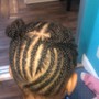 Kids Braids with beads ages 3-9