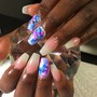 Blooming gel art