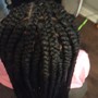 Small knotless braids