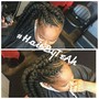 Medium Knotless Braids