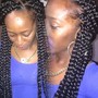 Medium Knotless Braids