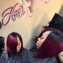 Flip over sew-in