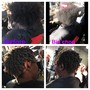 Fade/Less then half of head of Locs