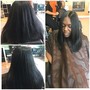 Root Touch Up and Silk Press