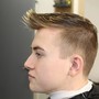 Men's shear cut and style(no beard)