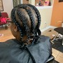 Free circle part for all braids