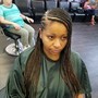 4 weave braids/feed in braids