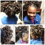 Big kids updo Natural Style