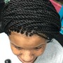 Faux Sister Locs touch up