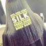 Silk Press/1 Permanent Color highlights