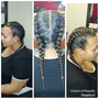 2 feed-in braids